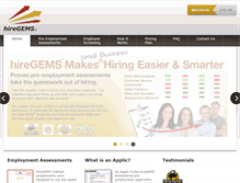 Tablet Screenshot of hiregems.com